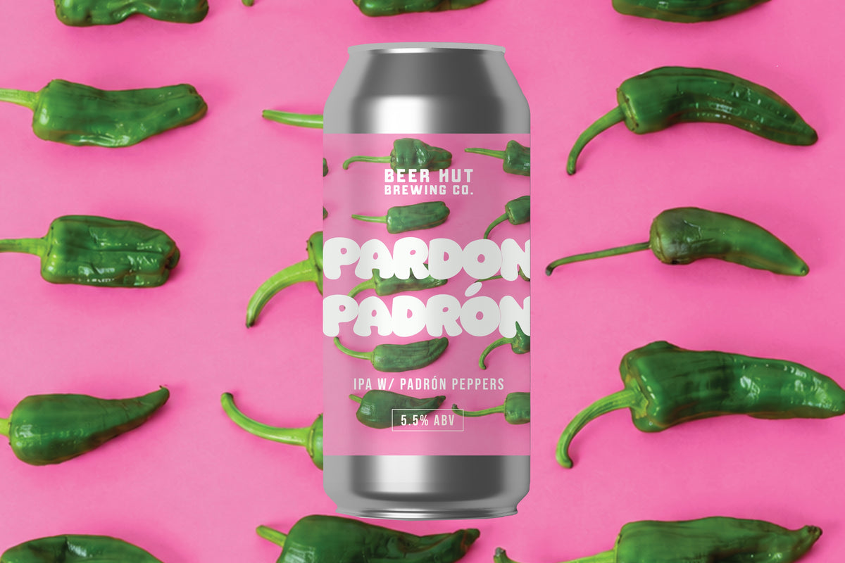 PARDON PADRÓN? / IPA W/ PADRÓN PEPPERS / 5.5%ABV