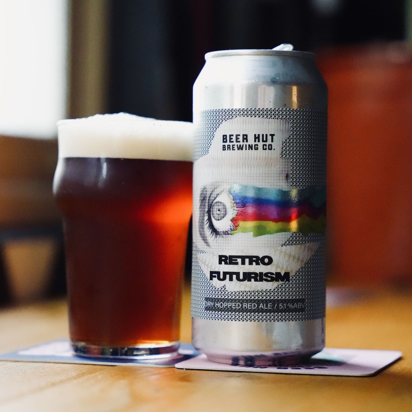 RETRO FUTURISM / DRY HOPPED RED ALE / 5.1%ABV